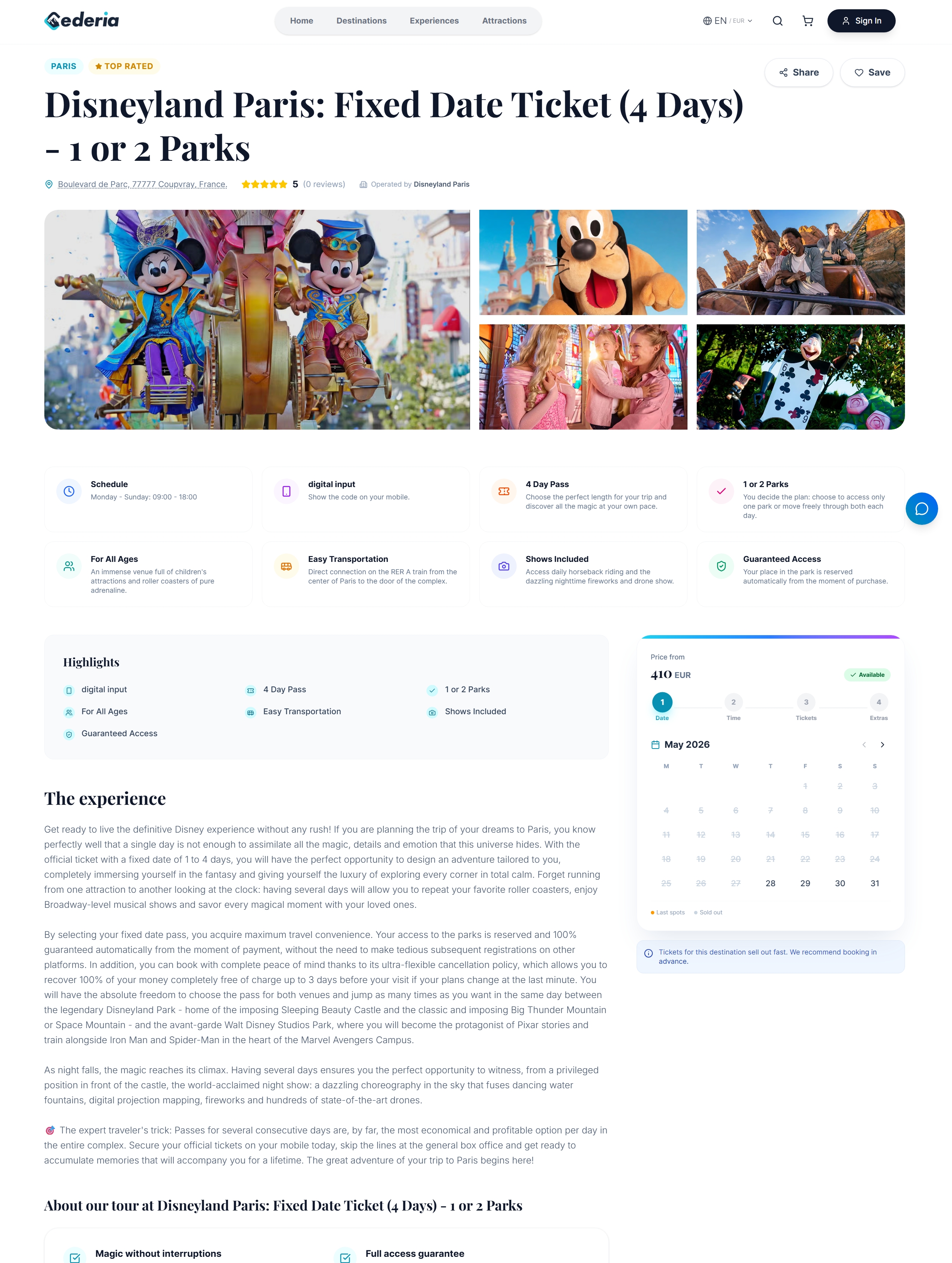 Ederia Disneyland Detail